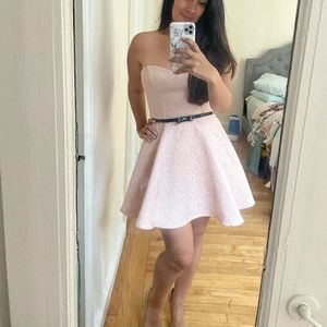 Pink cocktail dress